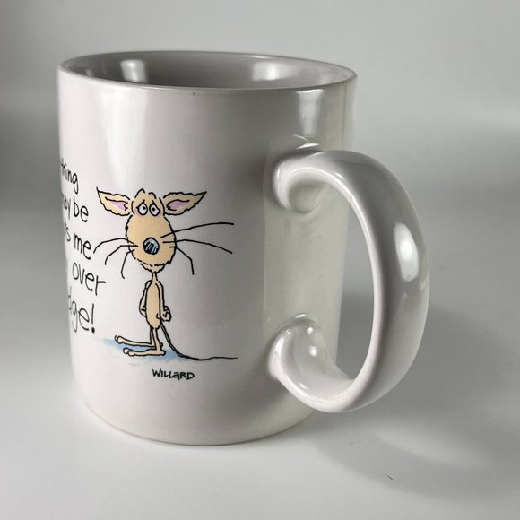 Vtg Hallmark Shoebox Greetings The Next Thing You Say Ceramic White Cup Mug1988 - Picture 2 of 10